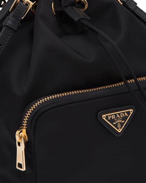 prada duet re nylon shoulder bag